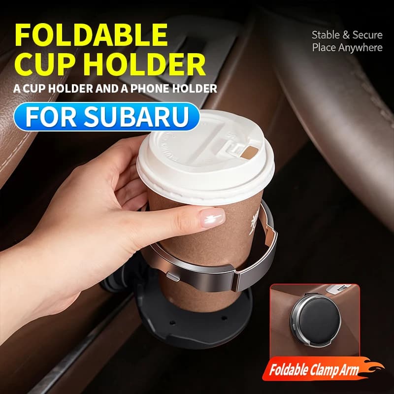 For Subaru Forester Outback Legacy Crosstrek Impreza WRX BRZ Tribeca Ascent Solterra in-car multifunctional door cup holder