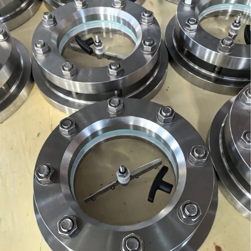 Flange Flange Pressure Vessel Sight Mirror Flange 304 2205 Stainless Steel Sight Mirror NB/T47017-2011 Standard