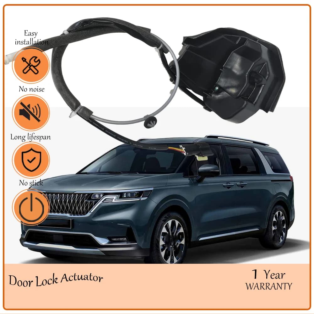 Structural Tough Rear Left Right Sliding Door Lock Actuator Latch,Adapted toward Kia Sedona 2015-2021,oem 81410A9010,81420A9010