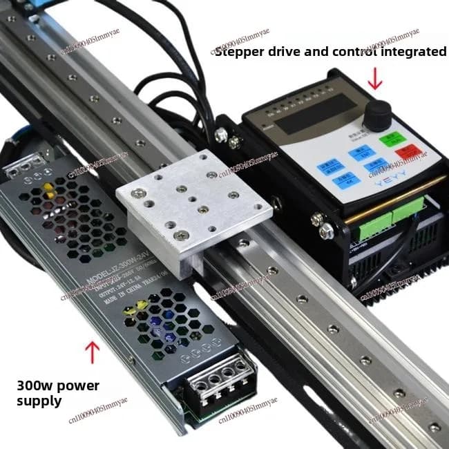 Reciprocating linear track 57 step synchronous belt transmission high precision silent slide