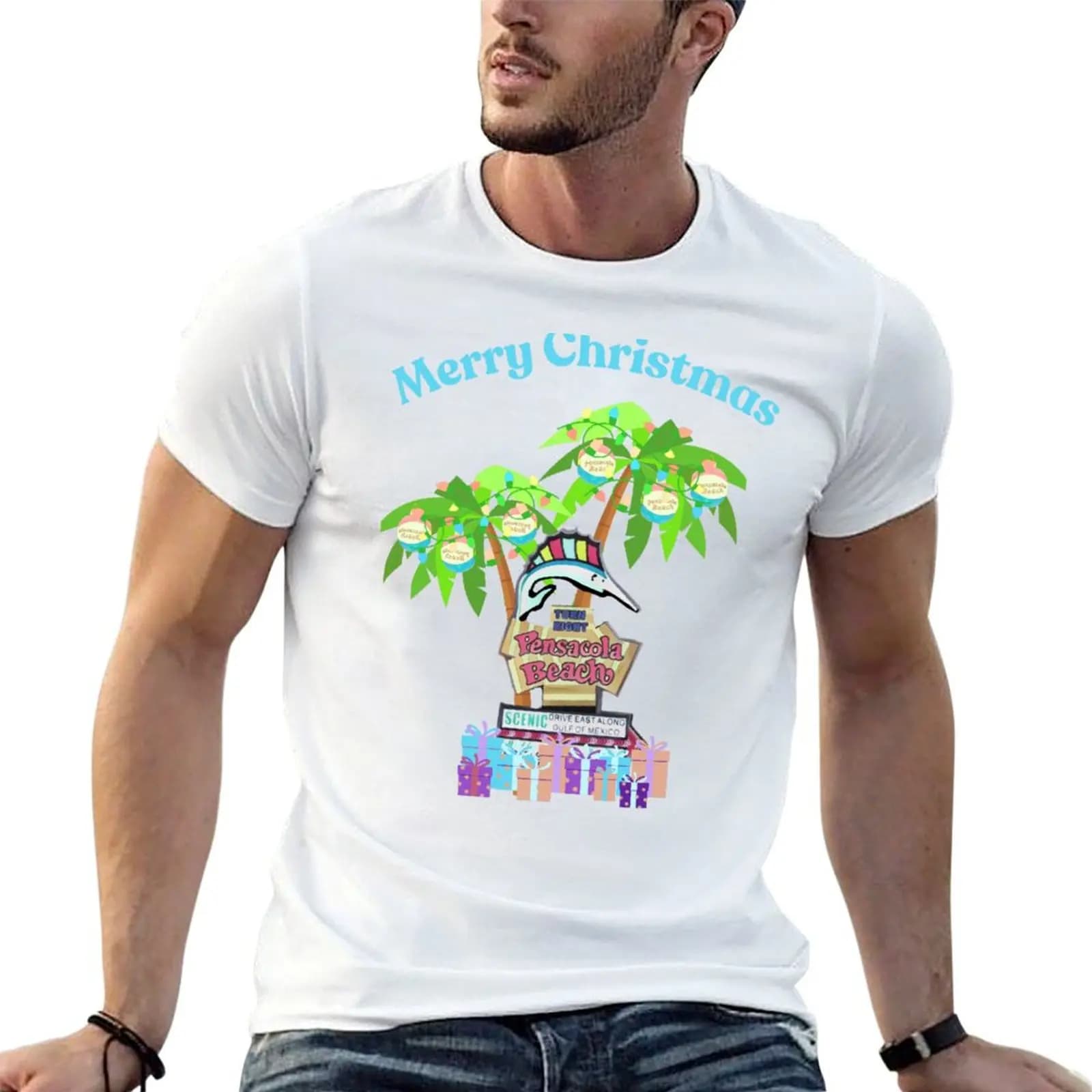 Pensacola Christmas T-Shirt High Quality Durable T-Shirt