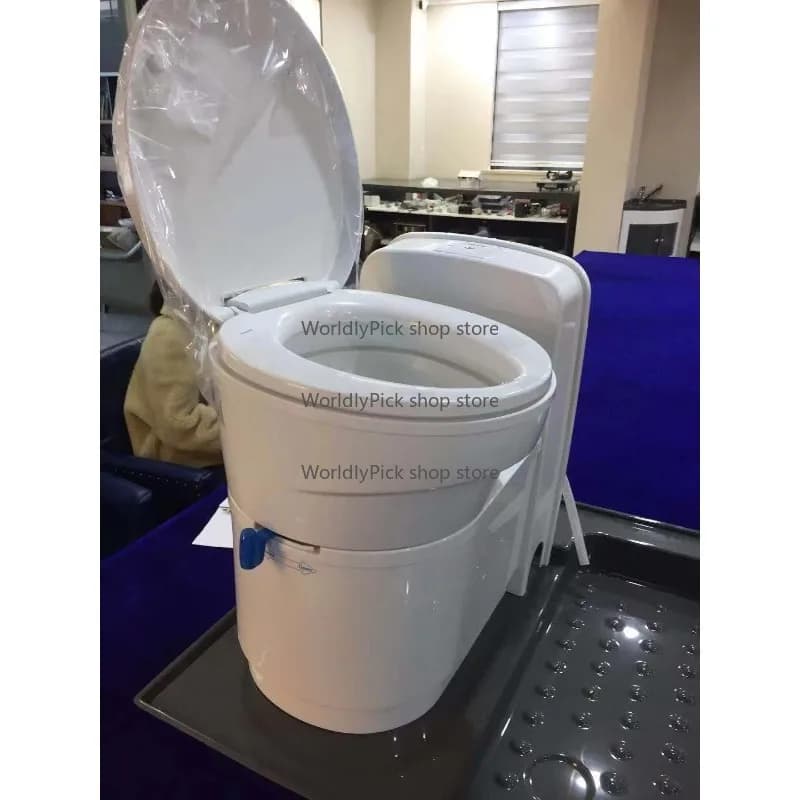 High Quality Electric Swivel Cassette Toilet for RV Motorhome Caravan Boat Yacht - Plastic Bathroom Flush System