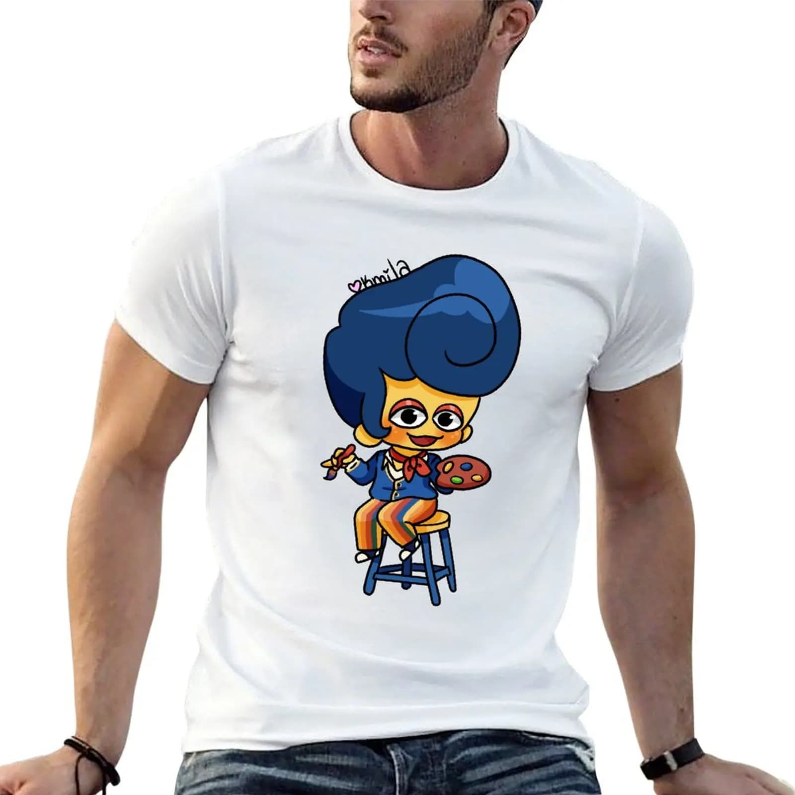 wally darling T-Shirt Work Utility Short Sleeve Shirt
