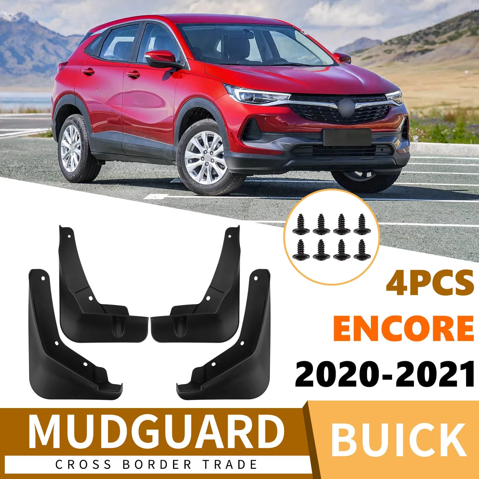 For Buick Encore Encore 2020-2021 car tire fender fender skin mud flaps fender flares car accessories