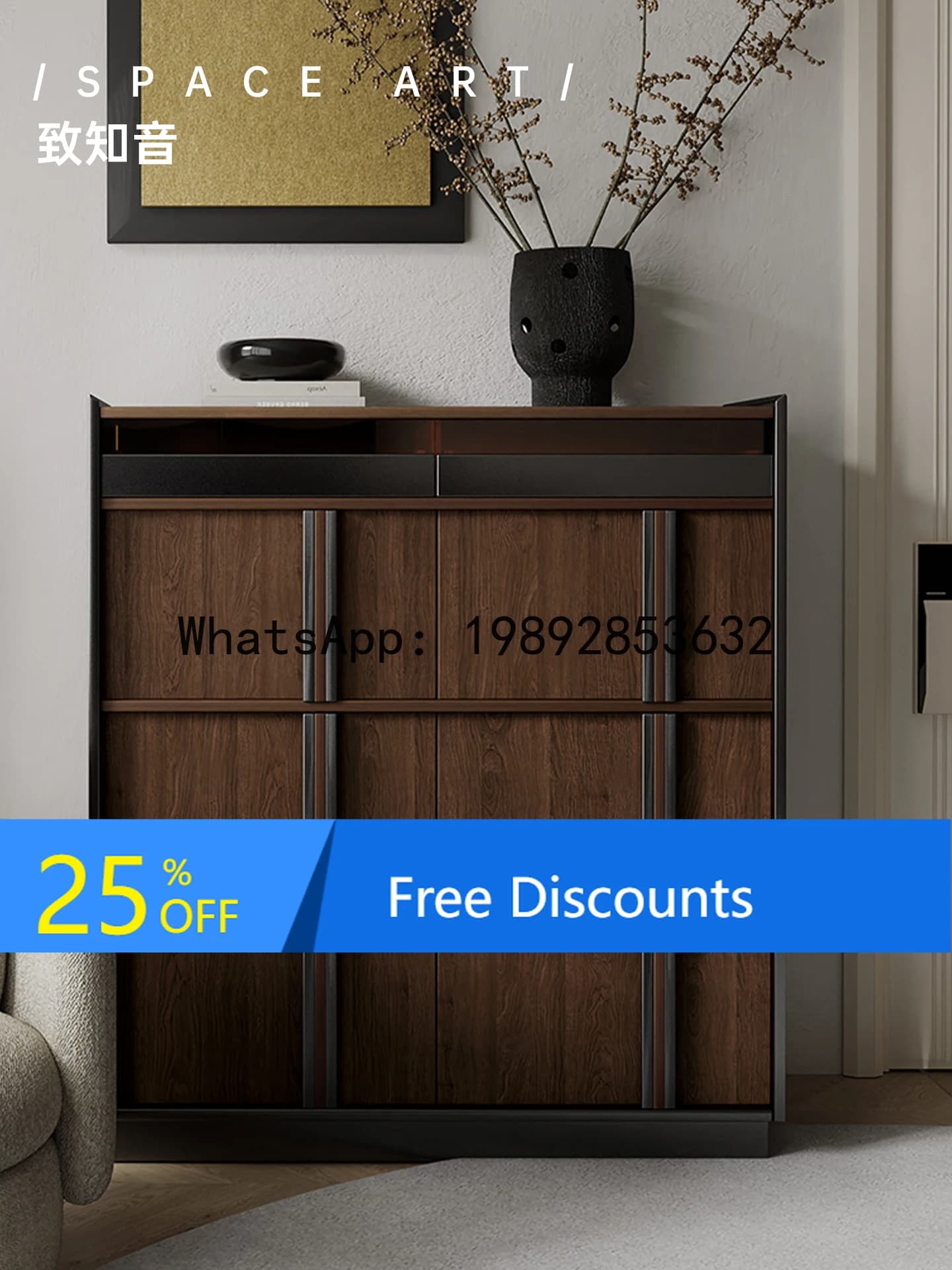 YFY Vintage Style Solid Wood Shoe  Entryway Cabinet Integrated Wall-Mounted  Boxwood Shoe Cabinet Doorway Home Use New Model