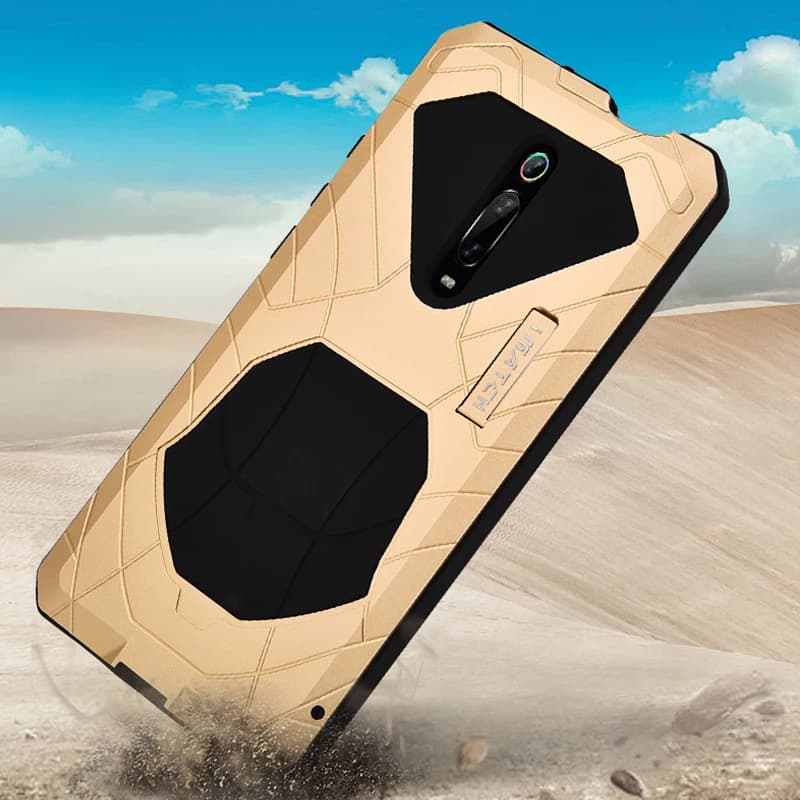 Daily Waterproof Case For Xiaomi Redmi K40 K30 K20 Note 10 8 Pro Shockproof Heavy Duty Tank Silicone Aluminum Metal Cover