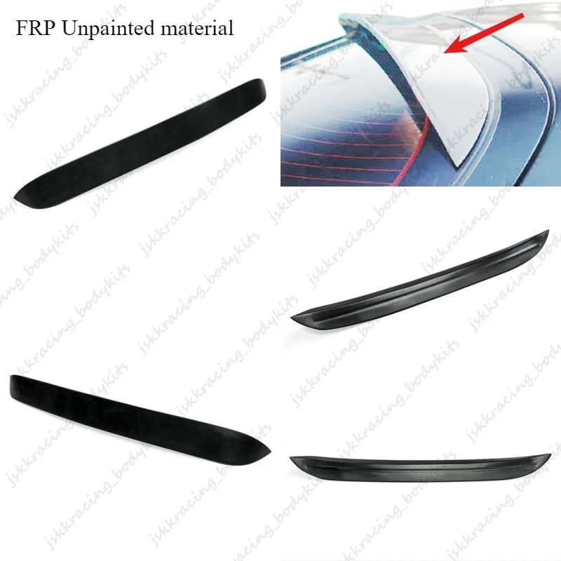 For Mazda RX7 FD3S RX-7 Rear Window Roof Spoiler Wing Diffuser Lip FRP Unpainted  car Body Kits