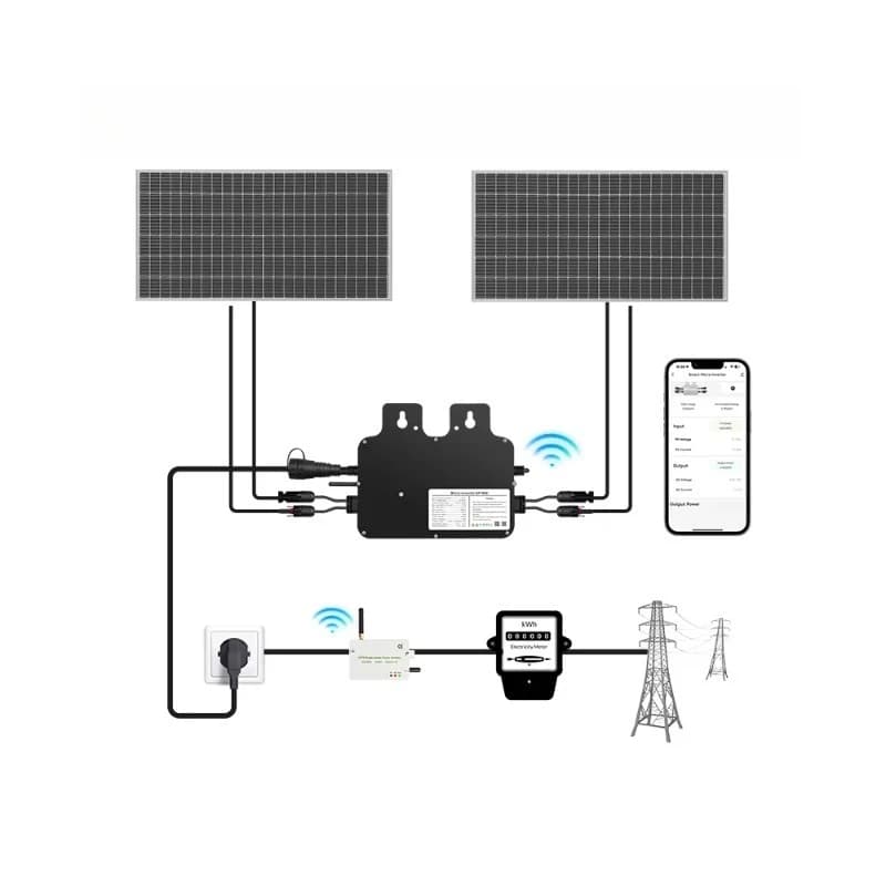 Balcony Solar Smart Home Single Phase Smart Power Meter Micro Inverter Energy Meter