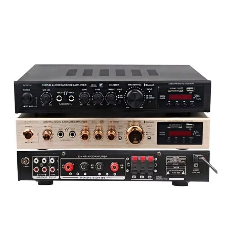 Sunb Pro Stereo 5.1 6 Channels Power Amplifier Car Amp Ktv Home for Theatre System Speaker
