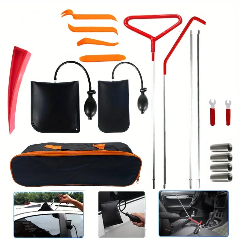 Car Dent Repair Door Maintenance Tools Stainless Steel Pole Interior Removal Screwdriver Wedge Installation and Positioning