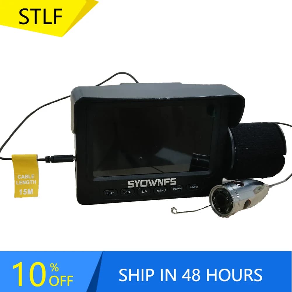 Portable Underwater  1000TVL 6 White LED Night Vision Fishing