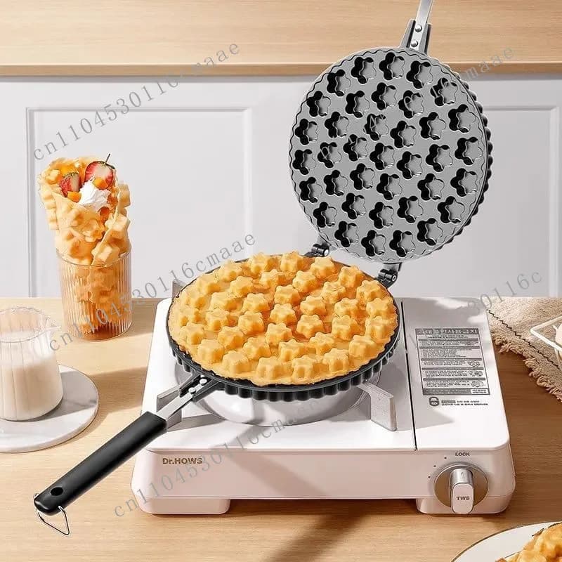New 37 Plum Blossom Cake Mould Non-stick Egg Roller Cake Mould Cake West Biscuit Baking Pan