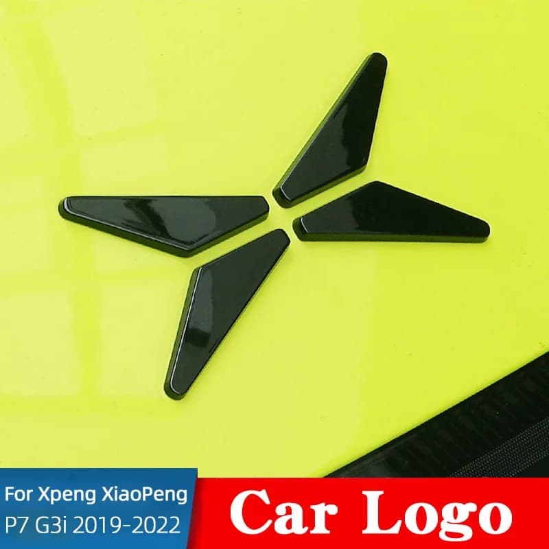 Car Logo For Xpeng XiaoPeng P7 G3i 2019-2022 Aluminum Alloy Front And Rear Three-dimensional Decorative Accessories