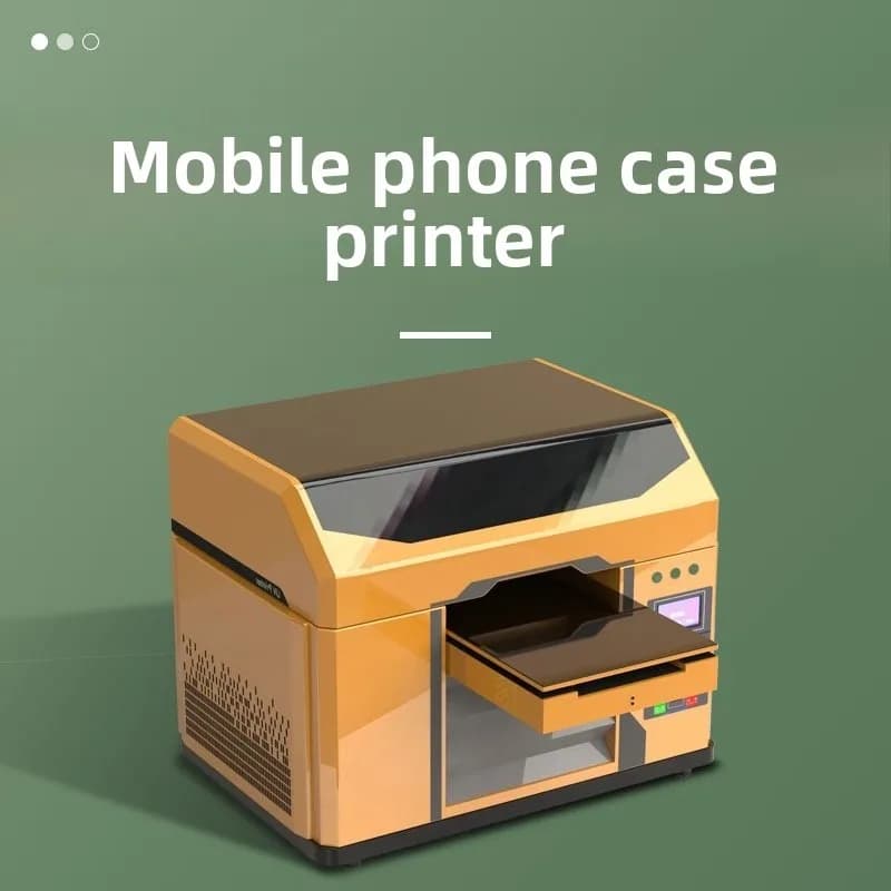 Small Printer for Phone Case Making 3D Embossed Pattern Customization Flatbed Printing Machine