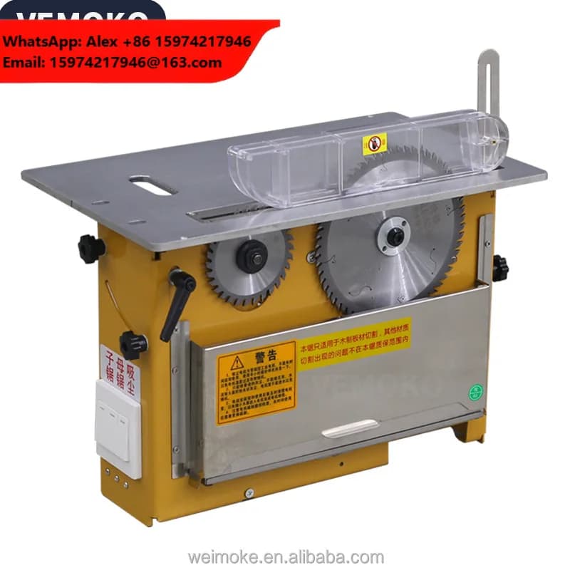 High Precision Dust Free Miter Saw With Integrated Dust Collection System For Woodworking Available In Stock