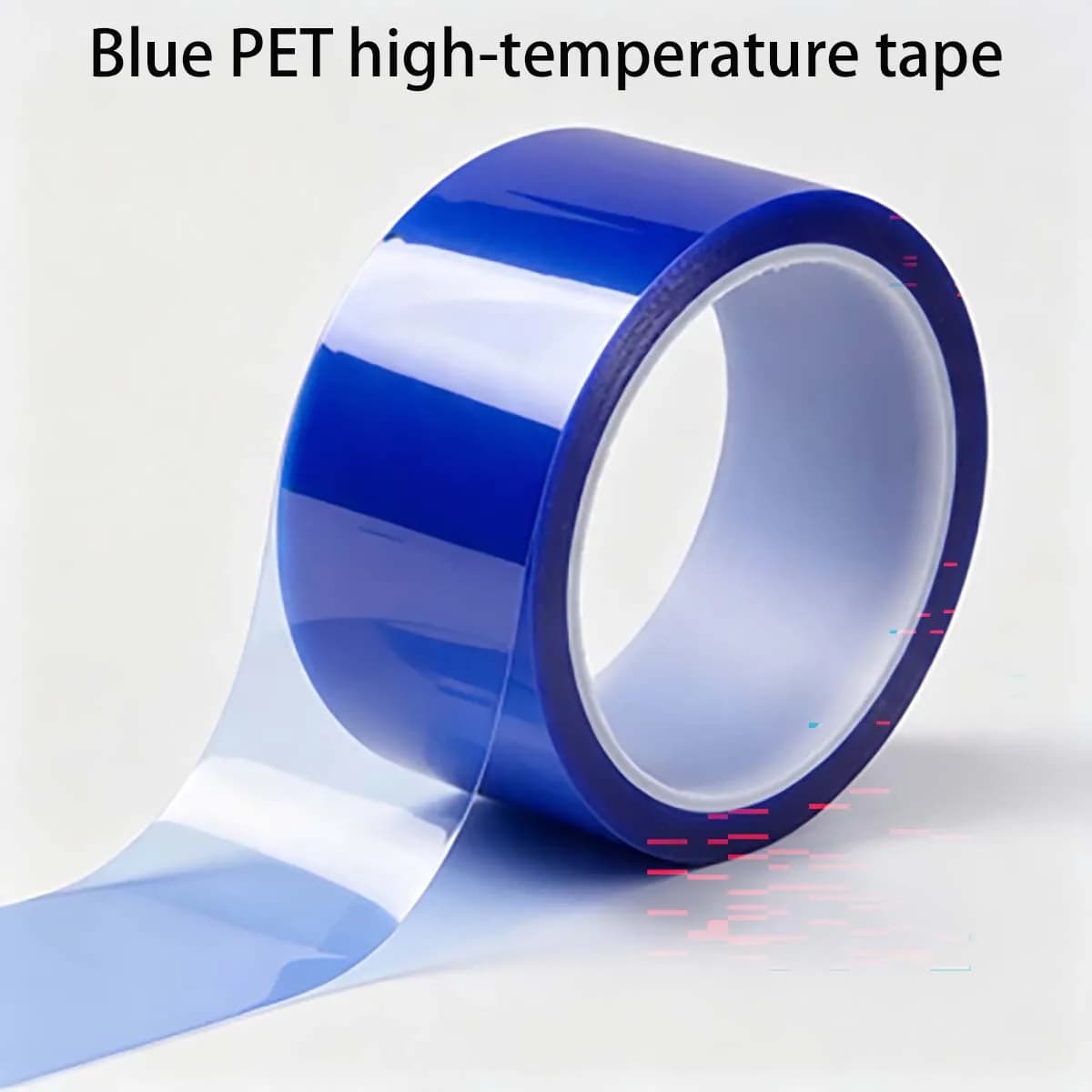 Blue PET High Temp Silicone Masking Tape No Residue For PCB Electroplating Spray Gold Plating Aluminum Mask