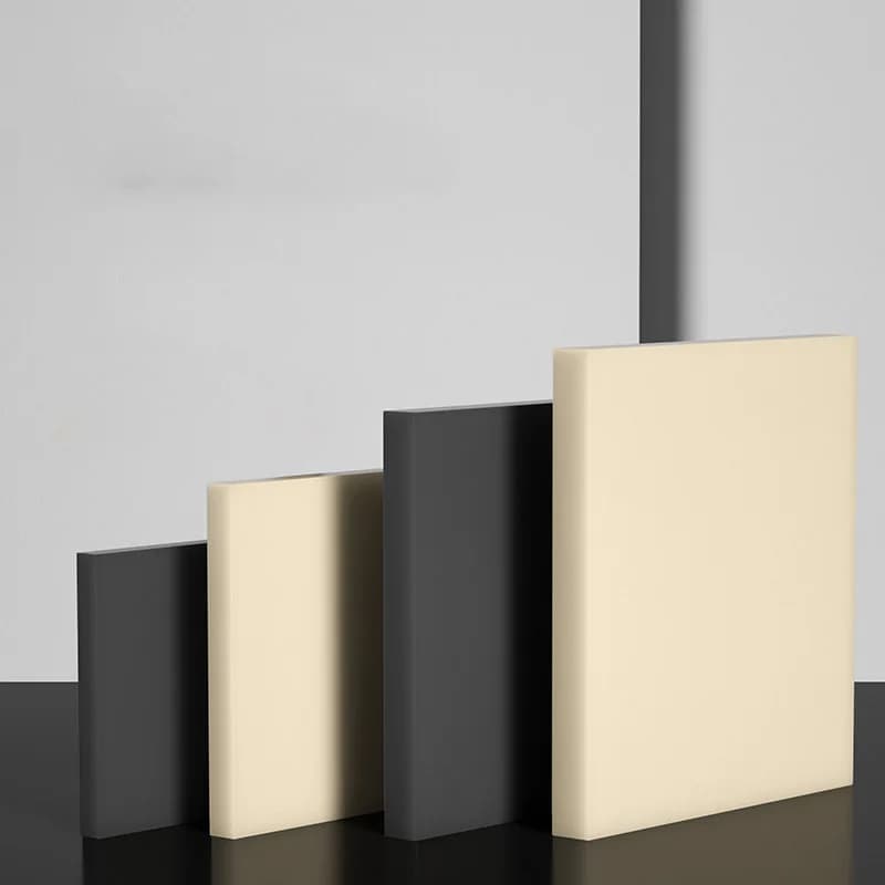 1-20mm Thick ABS Plastic Sheet, Black/Beige Engineering Plastic Sheet, Customized Sze
