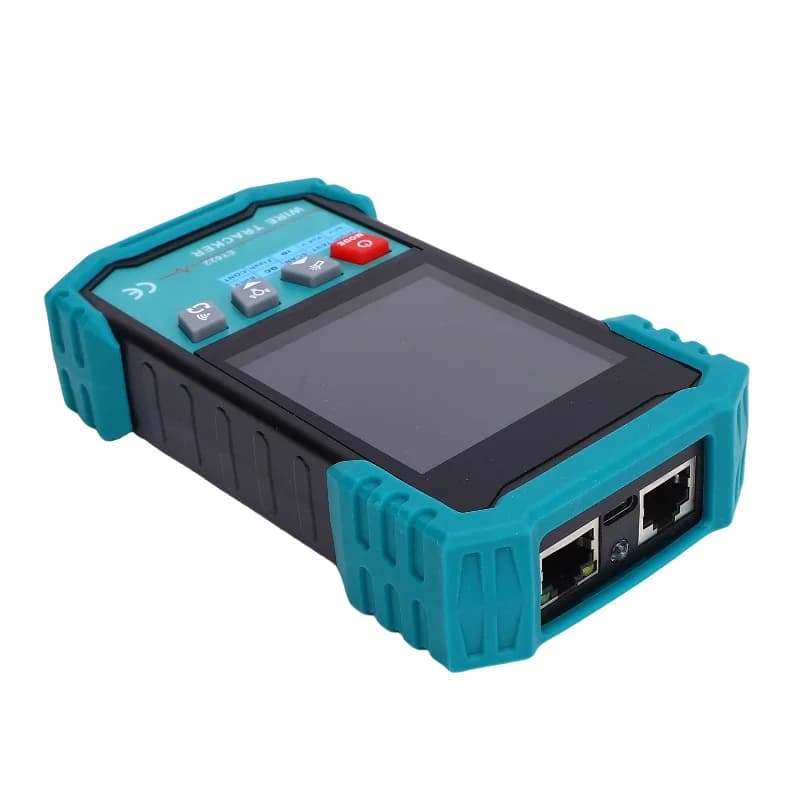 Network Cable Tester w/ POE Voltage Detection Wire Tracker RJ45 Length Measurement (400m) Cable Continuity Test LAN Testing Kit