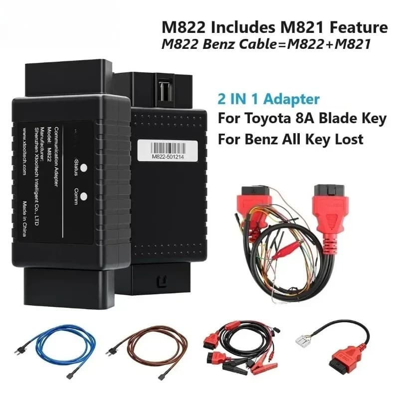 Professional Key Programming Adapter KC501 KC100 SK1 KS01 M822 Compatible with X100 MAX X100 PAD3 Auto Key Programmer
