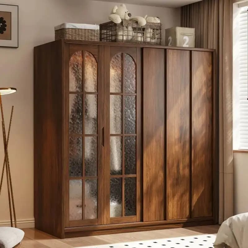 Adults Wooden Wardrobes Customized Decoration Drawers Space Saving Wardrobe Closet Storage Rack Muebles Para Hogar Furniture