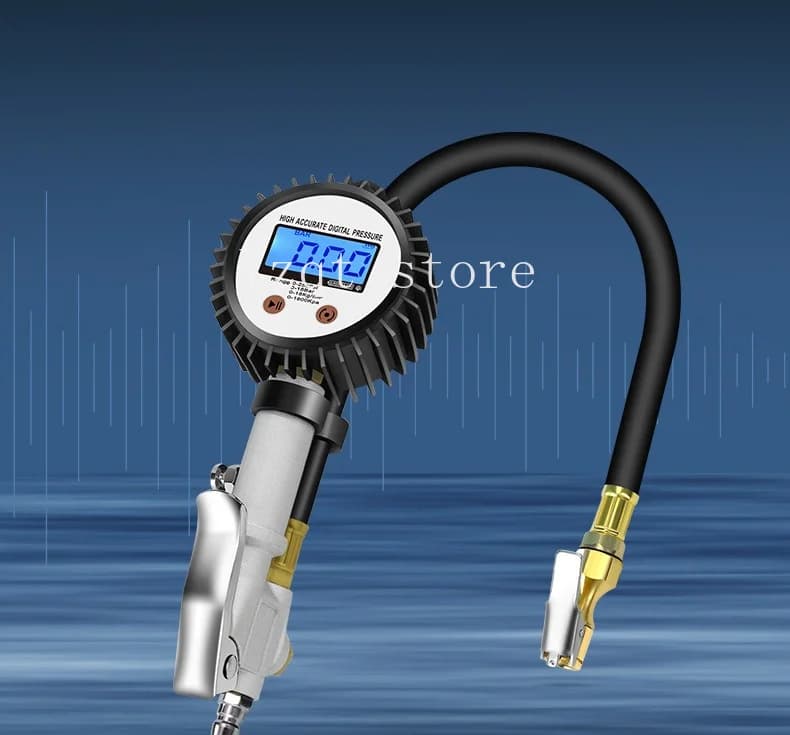 High quality LCD high definition high precision digital display tire inflation meter tire pressure meter barometer