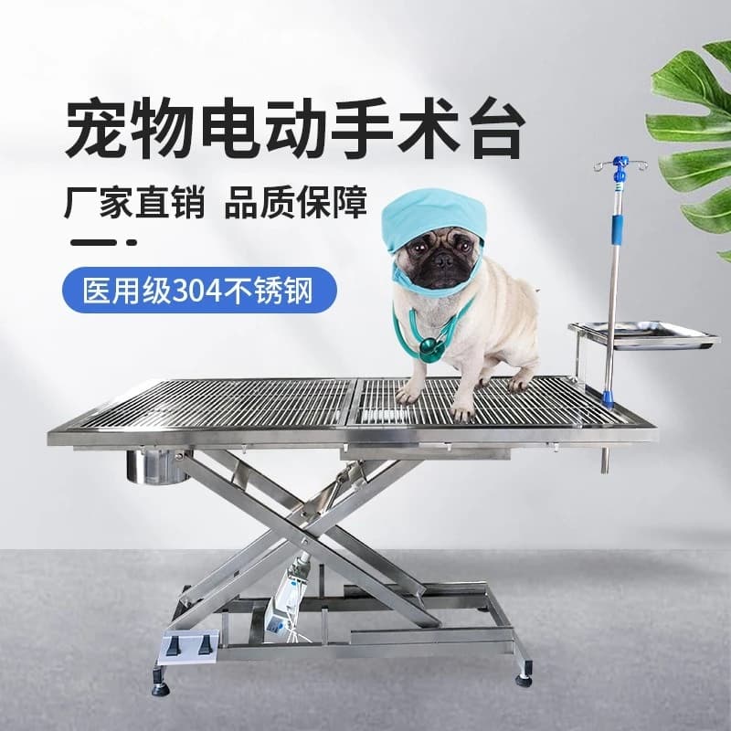 Pet table Pet thermostatic bed Electric stainless steel lifting table