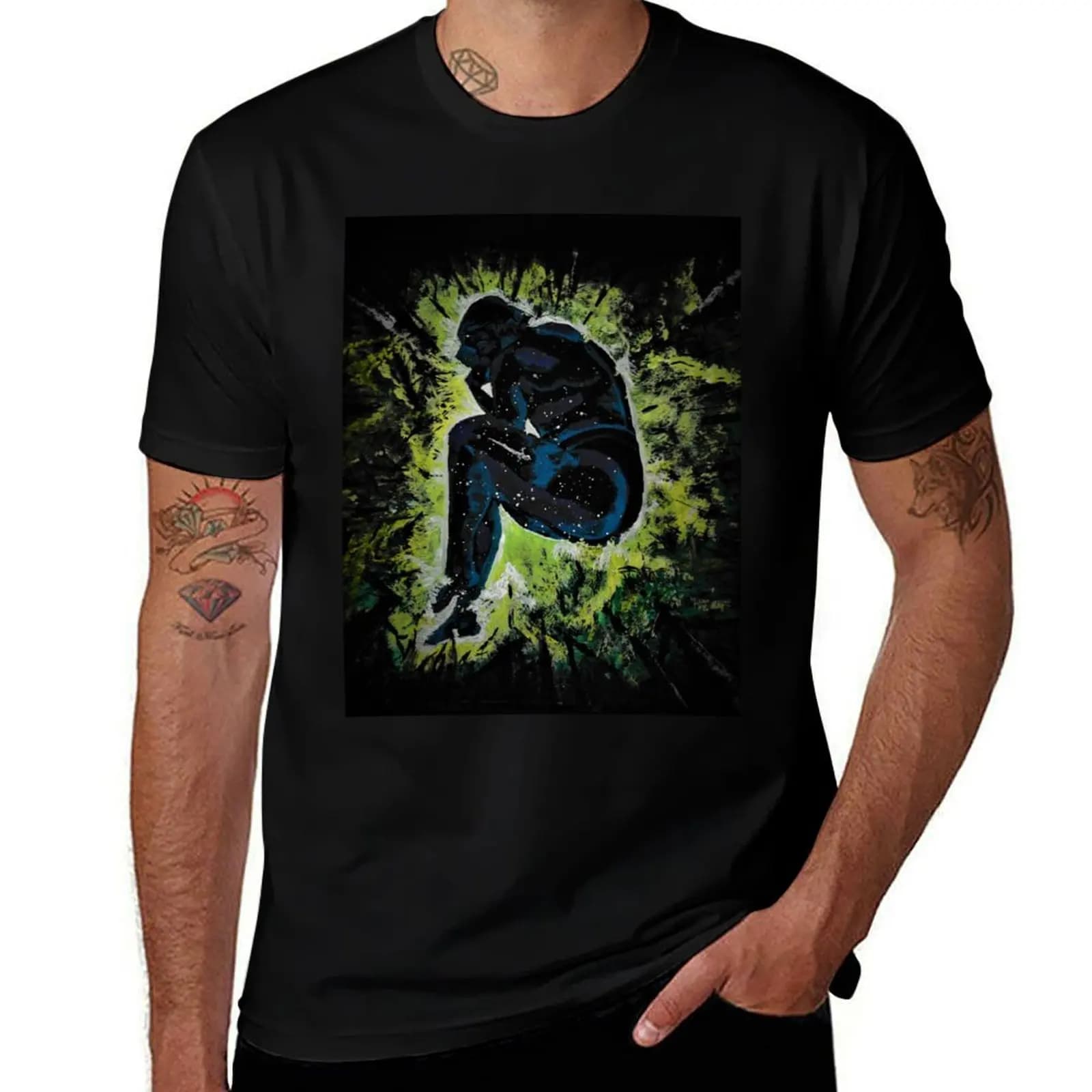 A Canopy Nap T-Shirt Basic Comfort Fit T-Shirt for Men