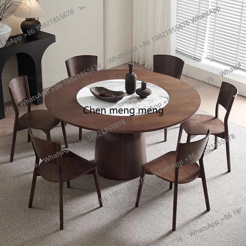 Nordic Solid Wood Dining Tables Modern Simple Living Room Kitchen Round Table Fallow Center Dining Room Furnitur Esstisch