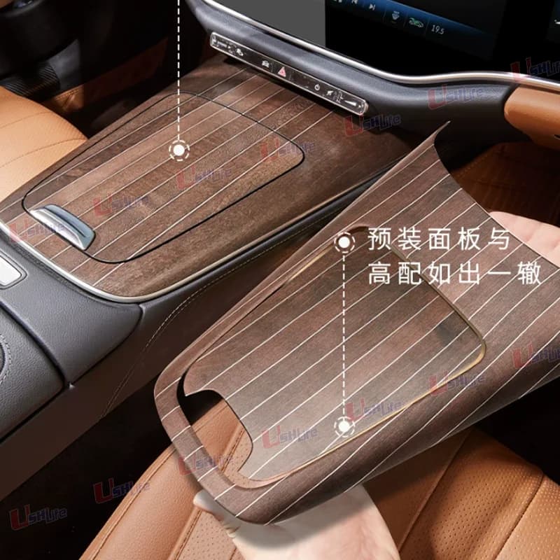For Mercedes Benz W214 S214 E Class 2024 2025 Car Central Control Panel Decorative Frame Automotive Interior Decoration Products