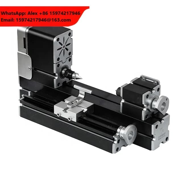 Factory Sale Education Equipment Metal Mini Lathe Machine DIY Tools Woodworking Craft Mini Machine For Hobbyist