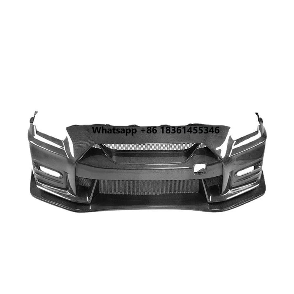 After actual vehicle installation and testing Front Bumper Carbon Fiber Fits For GTR R35 2008-2021,