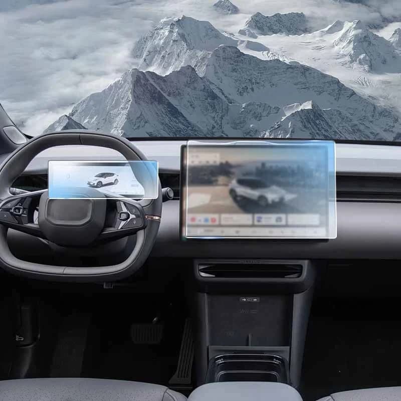 For LYNK&CO 02 2025-2026 Car Interior Matte Screen Console GPS Navigation LCD Screene TPU Protective Film Anti-scratch Stickers