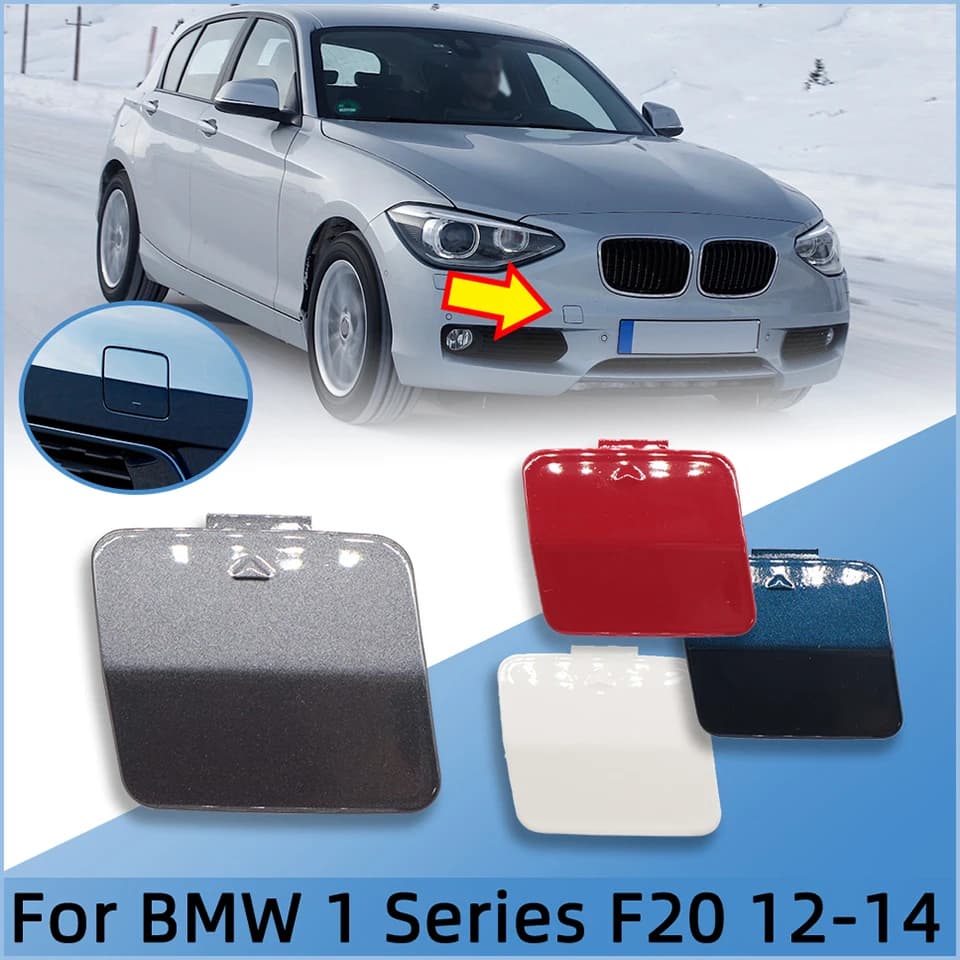 For BMW 1 Series F20 F21 116i 120i 2011 2012 2013 2014 51117292947 Auto Front Bumper Tow Hook Eye Cover Cap Towing Hauling Lid