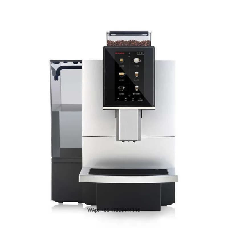 Commercial Super Automatic Espresso Coffee Machine Multi-Language Smart Bean to Cup Cappuccino Food Processing Machinery