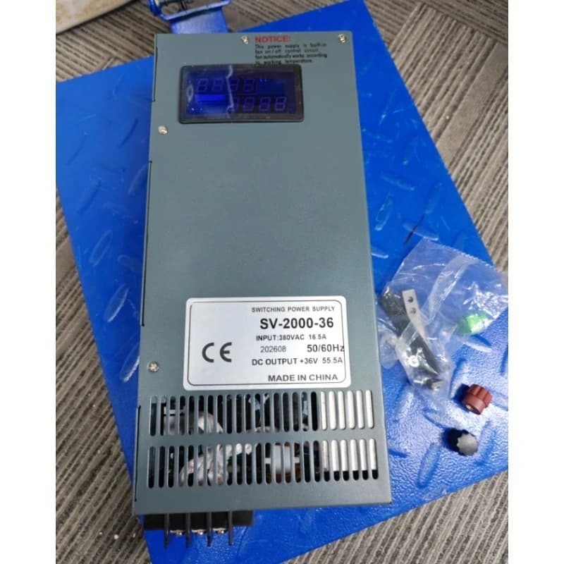 2000W CC CV Adjustable DC Power Supply With Display 0-10V Control 12V-110V 30A to 150A Variable Switching Power Source