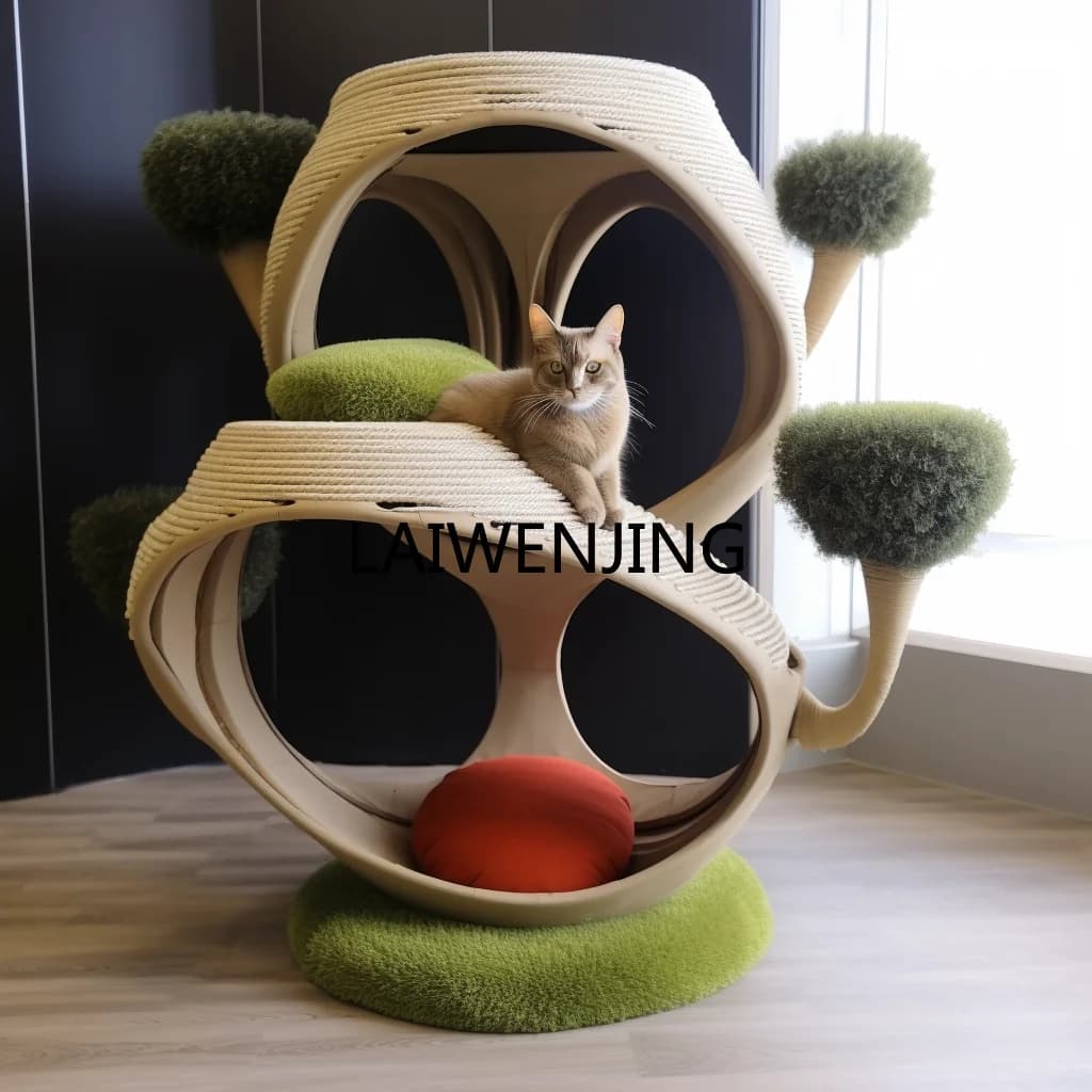 MJY cat climbing frame    tree integrated  shelf large cat supplies Daquan