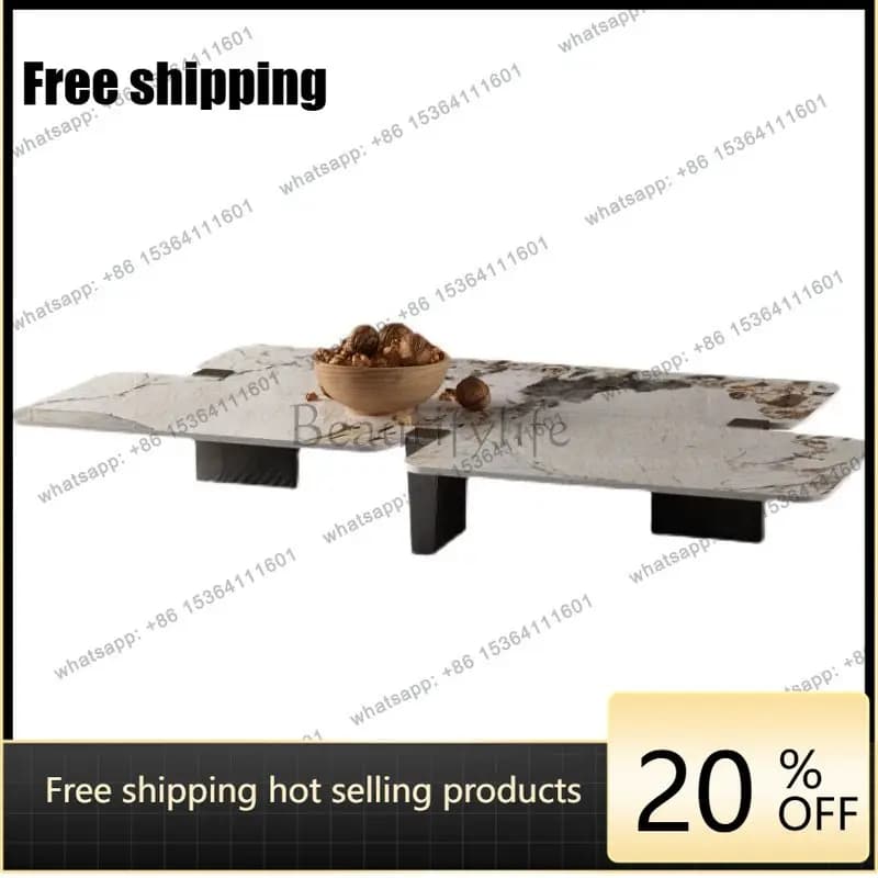 XX living room household small apartment 2026 new light luxury high-end coffee table