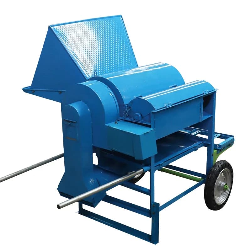 Double drum household thresher rapeseed wheat rice sorghum soybean