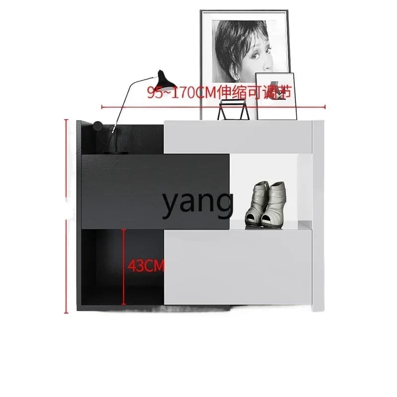 LTT Nordic light luxury door cabinet entry small apartment paint shoe cabinet minimalist locker