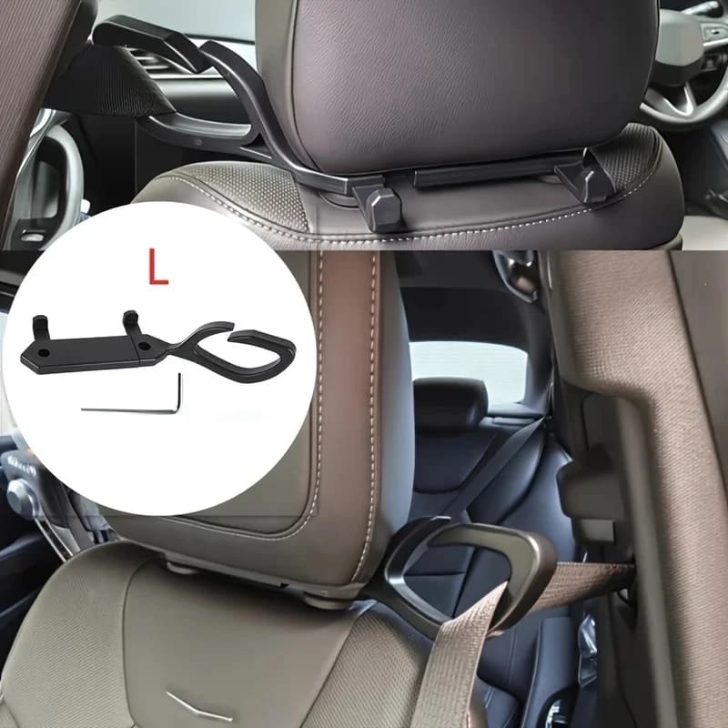 Universal Rear Seat Belt Hook - Seat Belt Guide And Length Manager Car Safety Accessory