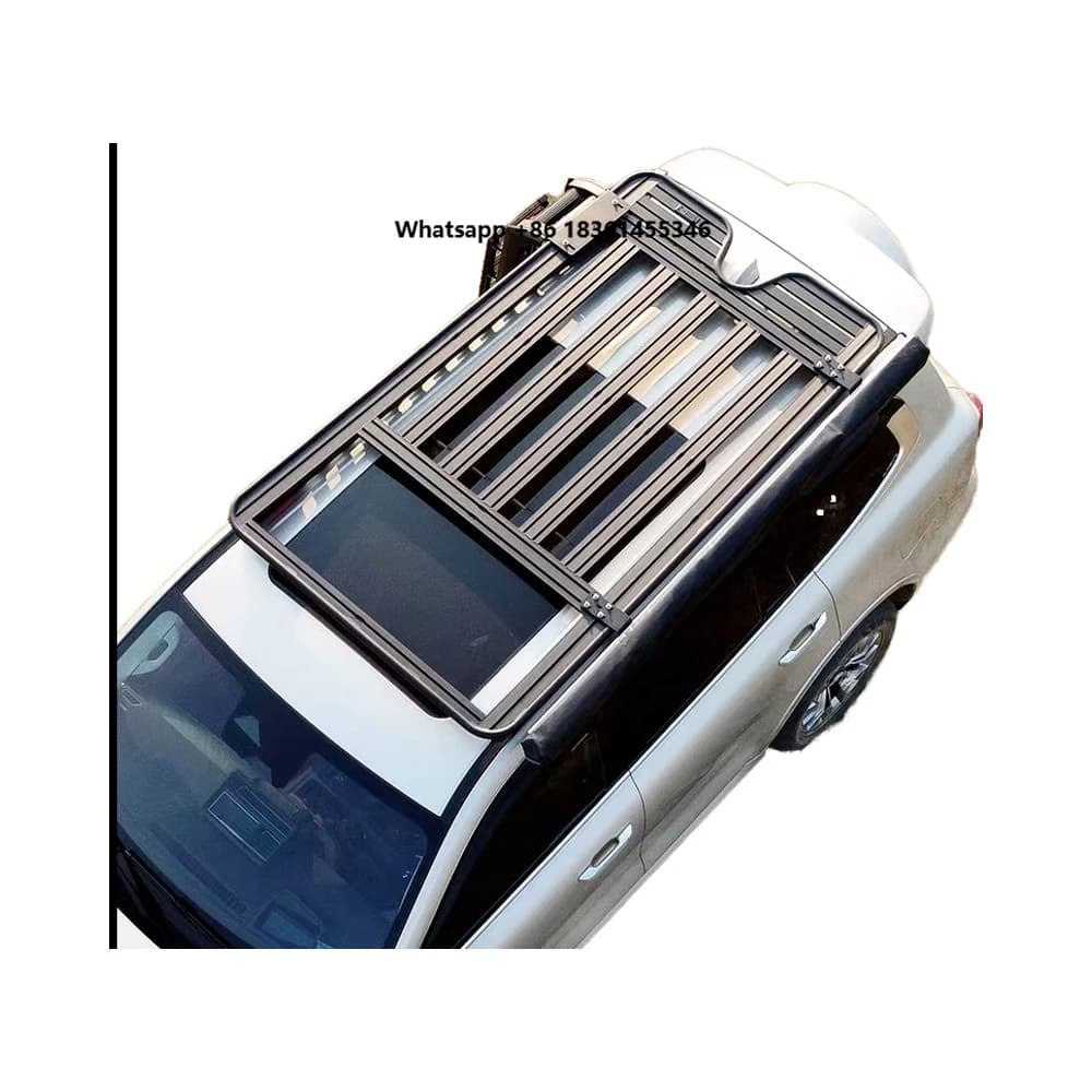 For  500 Performance Parts Sunroof Luggage Rack Aluminum Alloy High Strength Anti Corrosion Wear Resistant