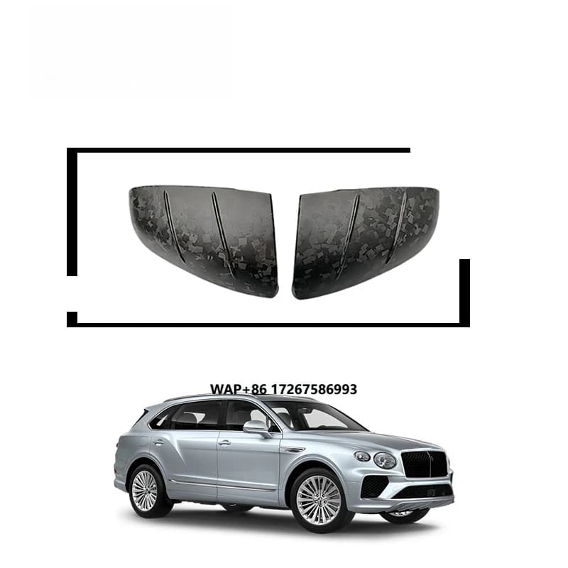 For  2021-2024 Full Dry Carbon Fiber Side Mirror Cover