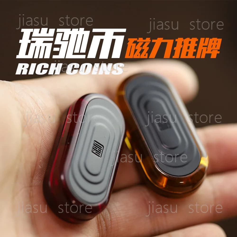 Simple Entry EDC Fidget Push Card, PC Plastic Fidget Slider, Portable Hand Stress Relief Toy for Adults EDC Play
