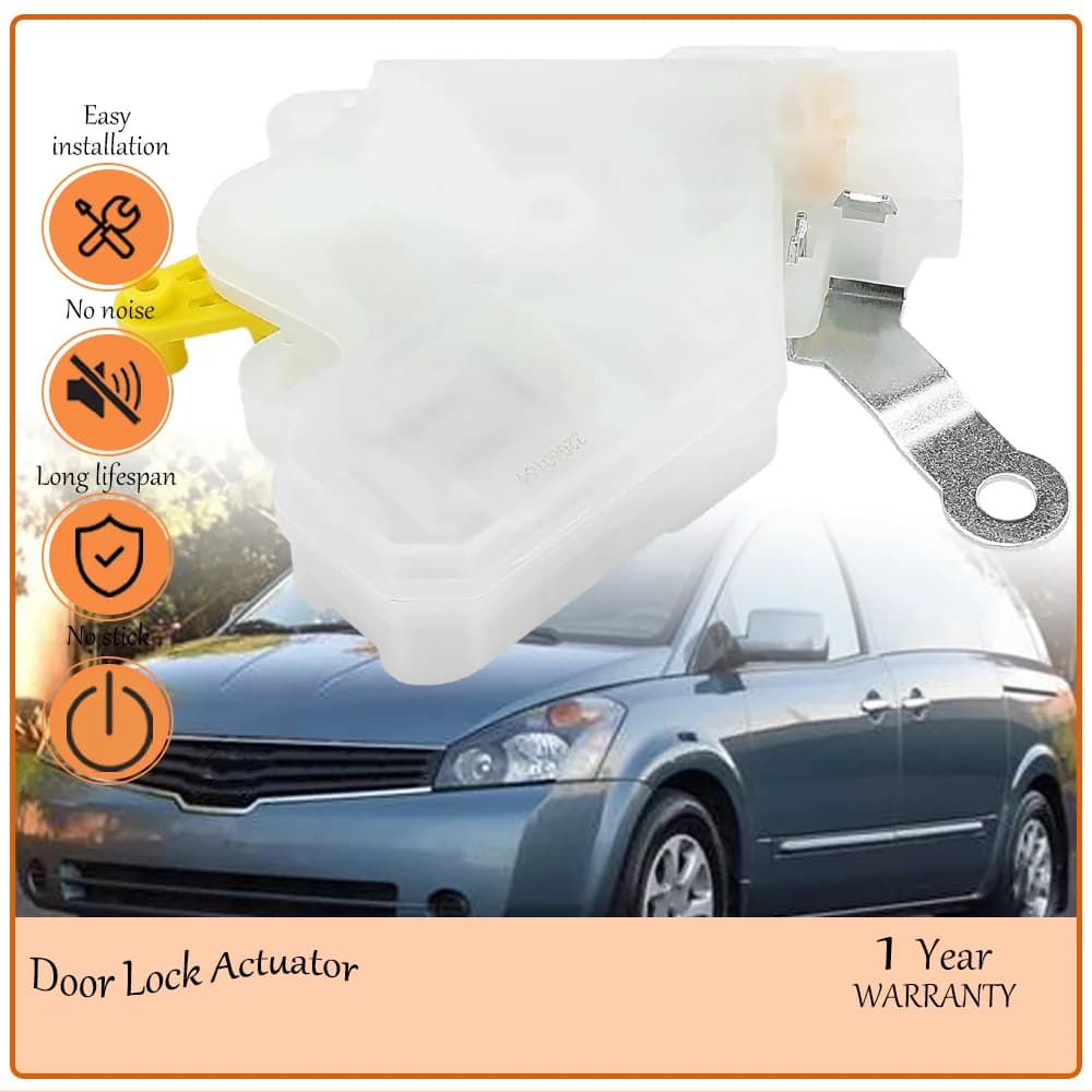 Durable Driver Side Sliding Door Lock Motor, Engineered to fit Nissan Quest 3.5L 2005-2009, OEM 825515Z000,82551-5Z000,746-867