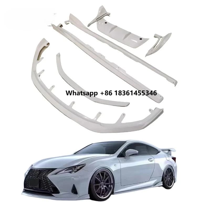 Quality Body Kit for RC 18-24 Upgrade ART Style Auto Part Front Lip Diffuser Side Skirt Spoiler Frp Carbon Fiber