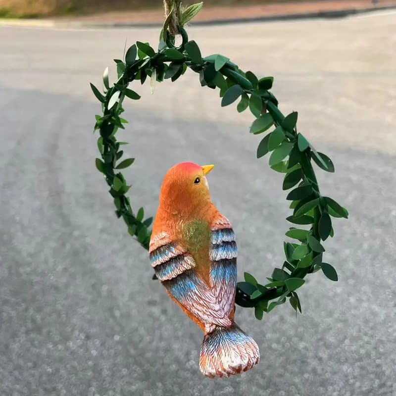 Imitation Animals Rabbit Bird Monkey Pig Hanging Garden Courtyard Home Furnishing Homestay Landscape Decoration Tree Pendant