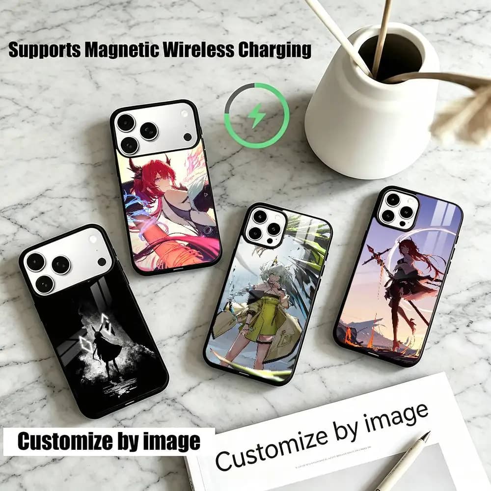 Game A-Arknightss  Phone Case For iPhone18,17,16,15,14,13Plus,Pro Allows magnetic wireless charging