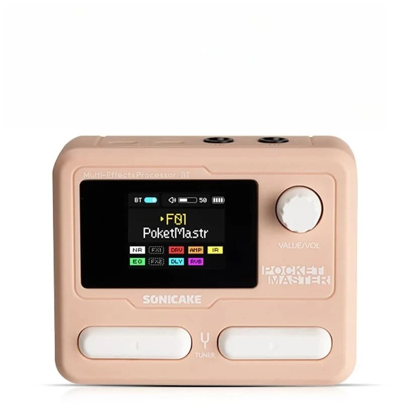 for Pocket Master Electric Guitar Comprehensive Effects Pocket Bluetooth Sound Card Drum Machine Backing Track