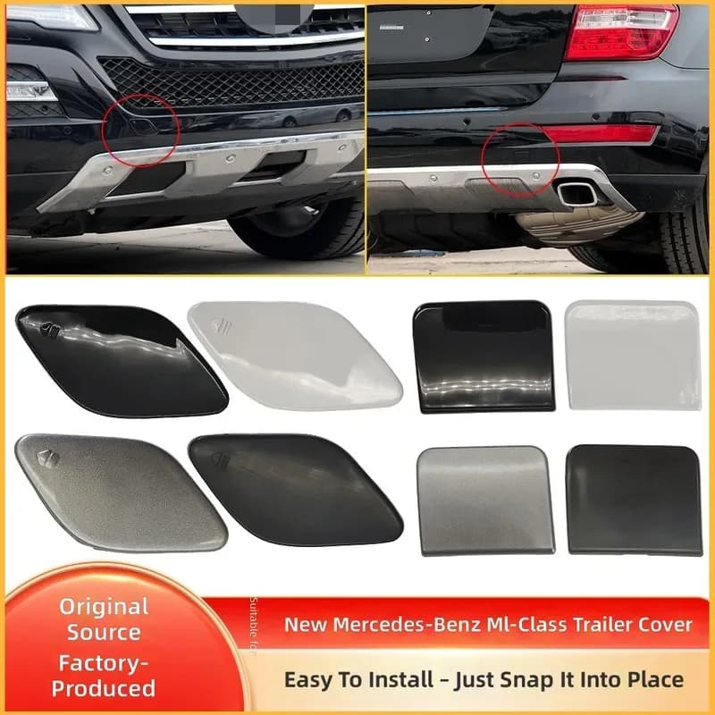 for 09-11 Mercedes-Benz ML Class W164 Front Rear Trailer Tow Hook Cover Traction Hole Cap Plug 1648853423
