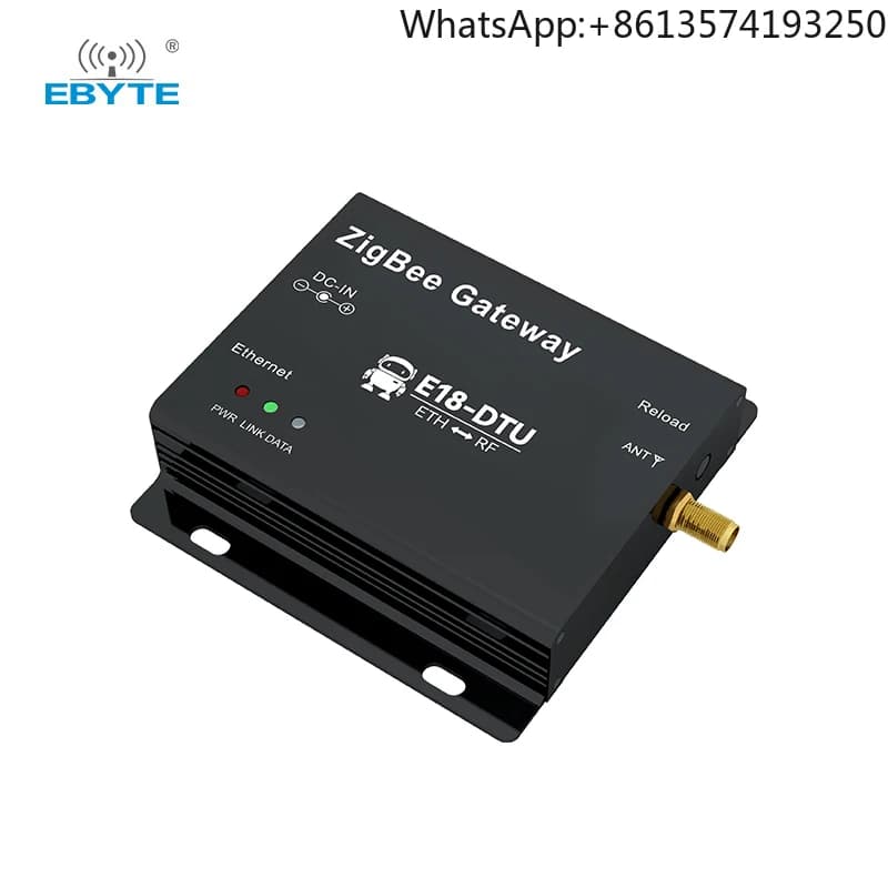 Ebyte E18-DTU(Z27-ETH) ZigBee Gateway Adaptive Network Rate Networking Rf Transceiver Zigbee Module